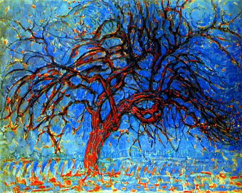 Mondrian--Piet---L-arbre-rouge